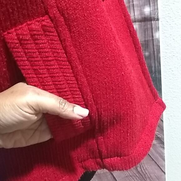 Ambition Red Medium Cropped Jacket M - Picture 6 of 8